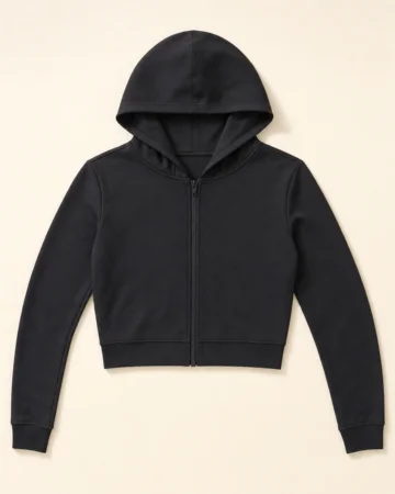 Cropped Hoodie, laid flat