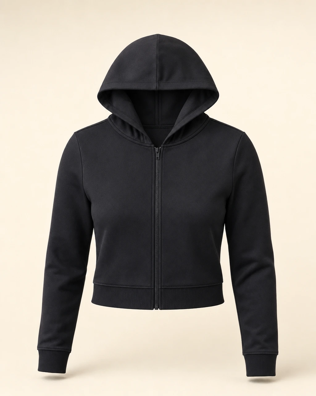 Cropped Hoodie, front view