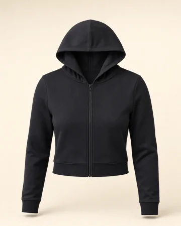 Cropped Hoodie, front view