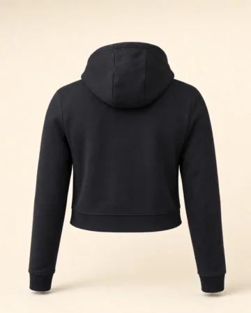 Cropped Hoodie, back view