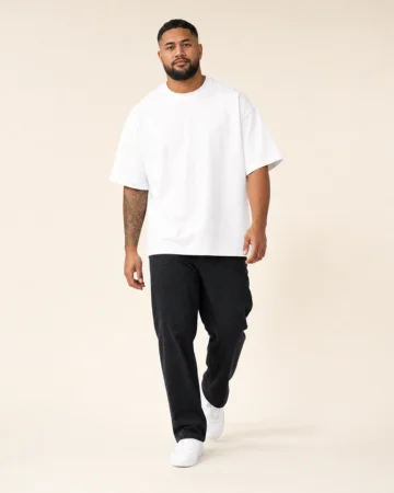 Heavyweight T-Shirt, worn by a model in motion