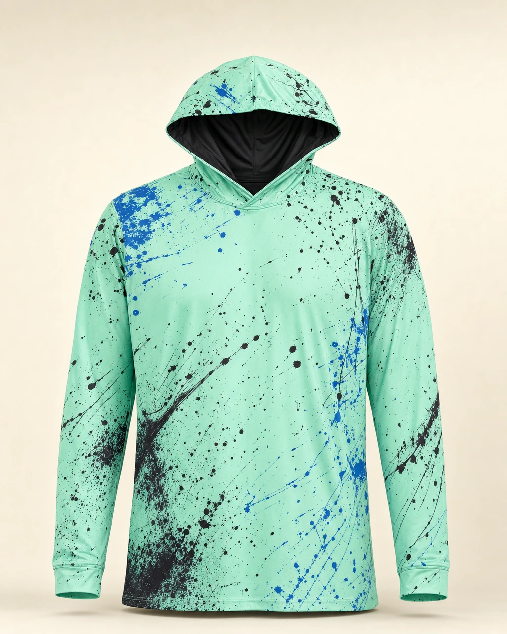 Hooded Long Sleeve Tee, front view