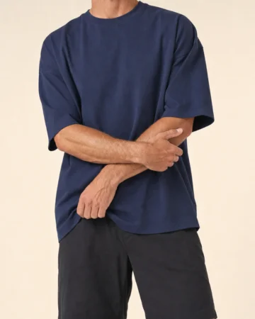 Oversized T-Shirt, worn by a model, close-up