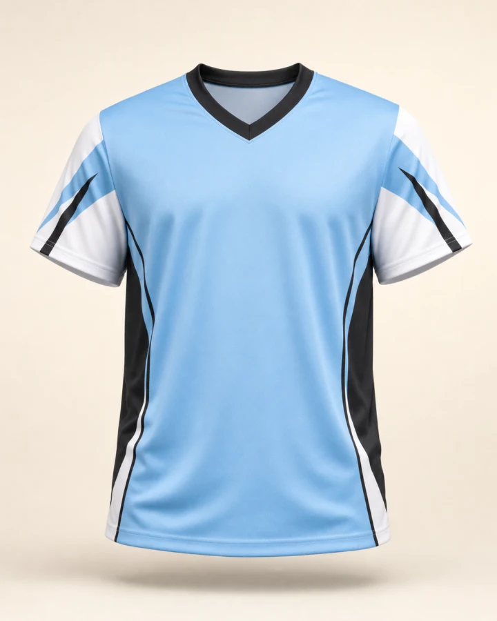 V-Neck T-Shirt Short Sleeve Sublimated T-Shirt