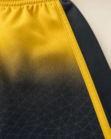 Gym Shorts, close-up of the fabric and stitching