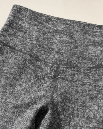 High-Waist Leggings, close-up of the fabric and stitching