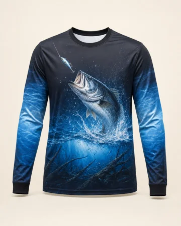 Long Sleeve Fishing Shirt, front view