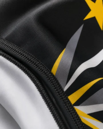 Netball Dress, close-up of the fabric and stitching