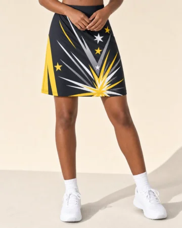 Netball Dress, detail, worn by a model