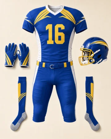 American Football Game Uniform Set, front view