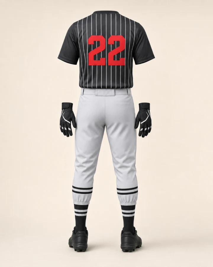 Baseball Uniform Set, back view