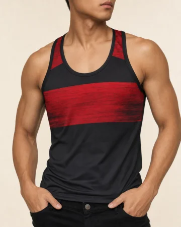 Roller Derby Jersey (Tank), worn by a model, close-up