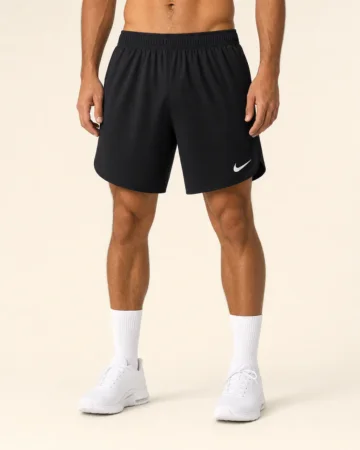 Track Shorts (Standard), detail, worn by a model